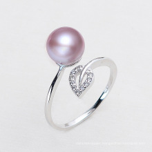 Ready to Ship New Arrive 925 Sterling Silver Rings Pearl Ring Freshwater